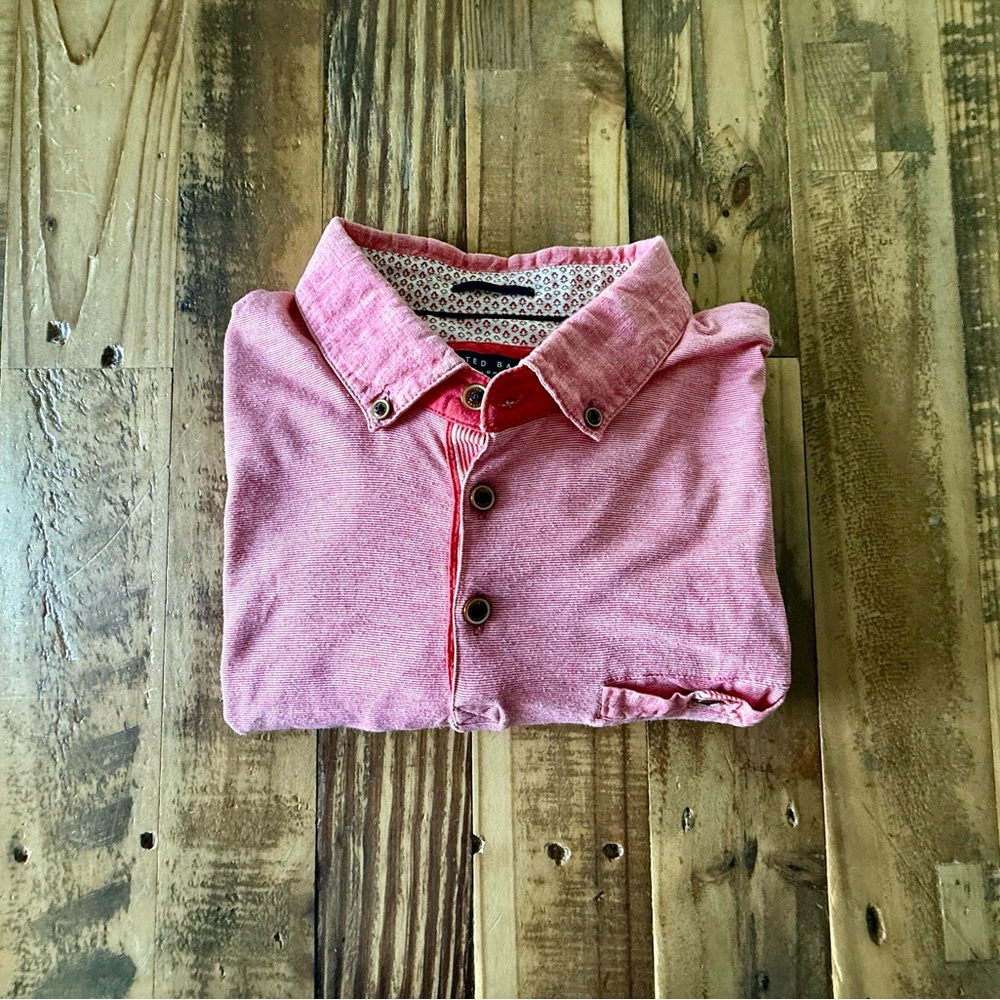 Ted Baker Pink Casual Button Down Shirt